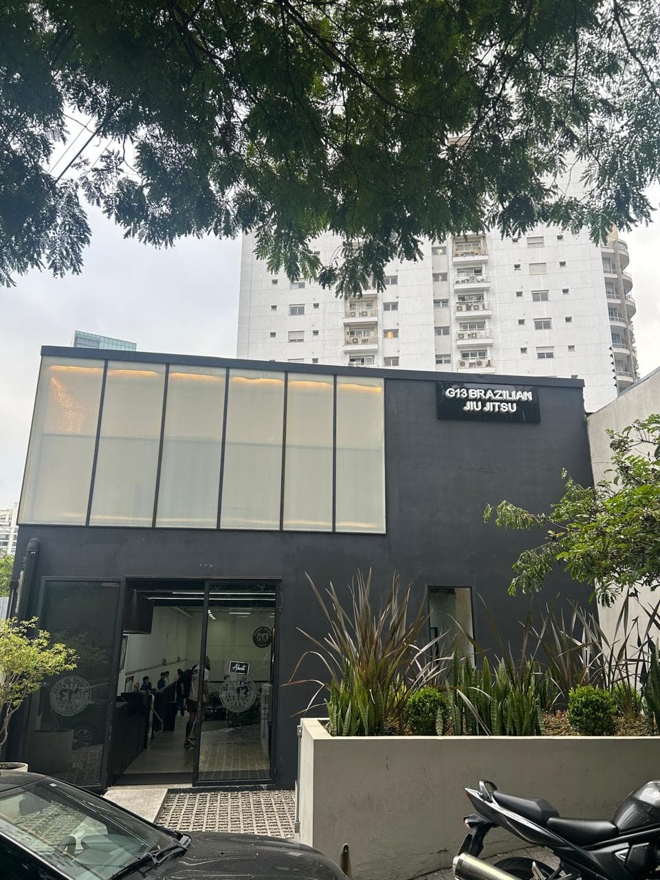 Fachada da G13 BJJ Headquarters — Vila Nova Conceição